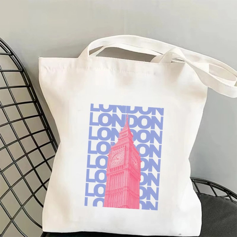 Women'S Fashion Business Casual - Chicago London Eiffeltoren Grafische draagtas Wereldstad