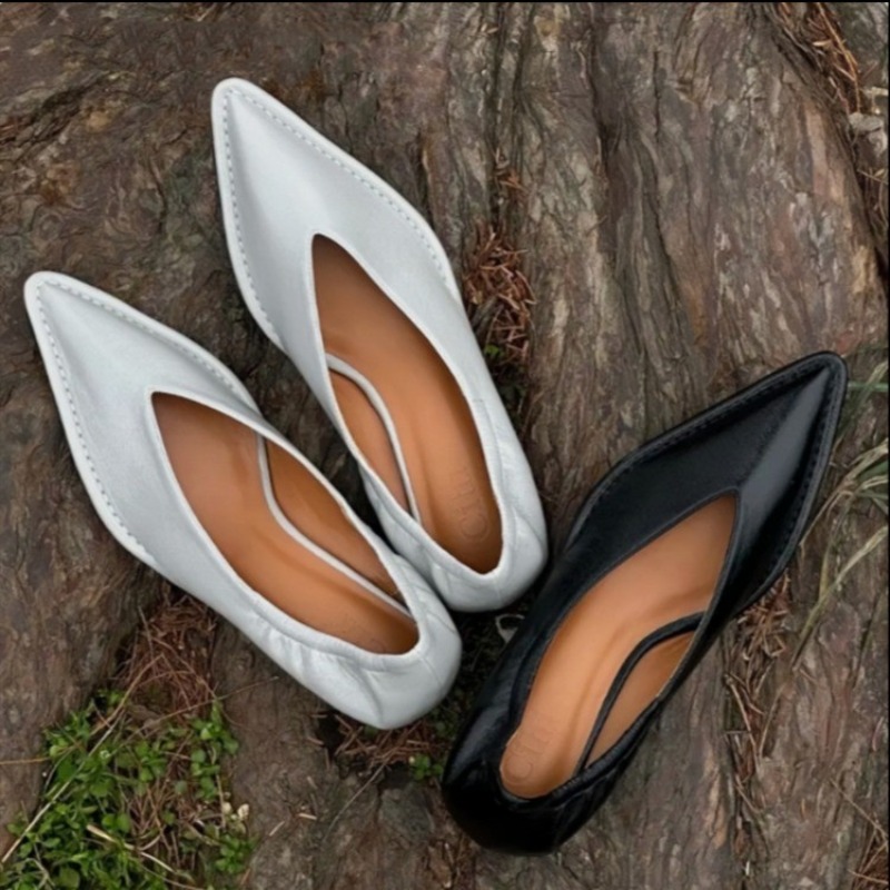 Women'S Fashion Summer 2025 - 2025 Nieuwe Enkele Schoenen Met Puntige