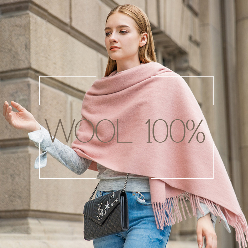 Women'S Fashion Poncho - Wollen Winter Sjaal Damesmode Sjaal Volwassen