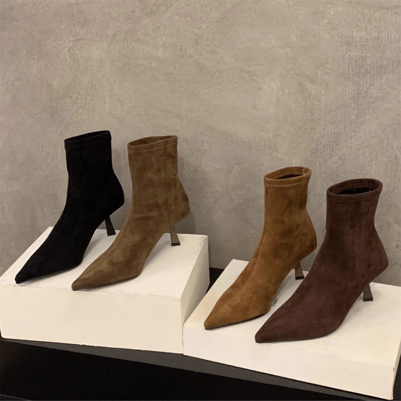Women'S Fashion Socks - Dames Sexy Spitse Teen Stretch Enkellaarzen