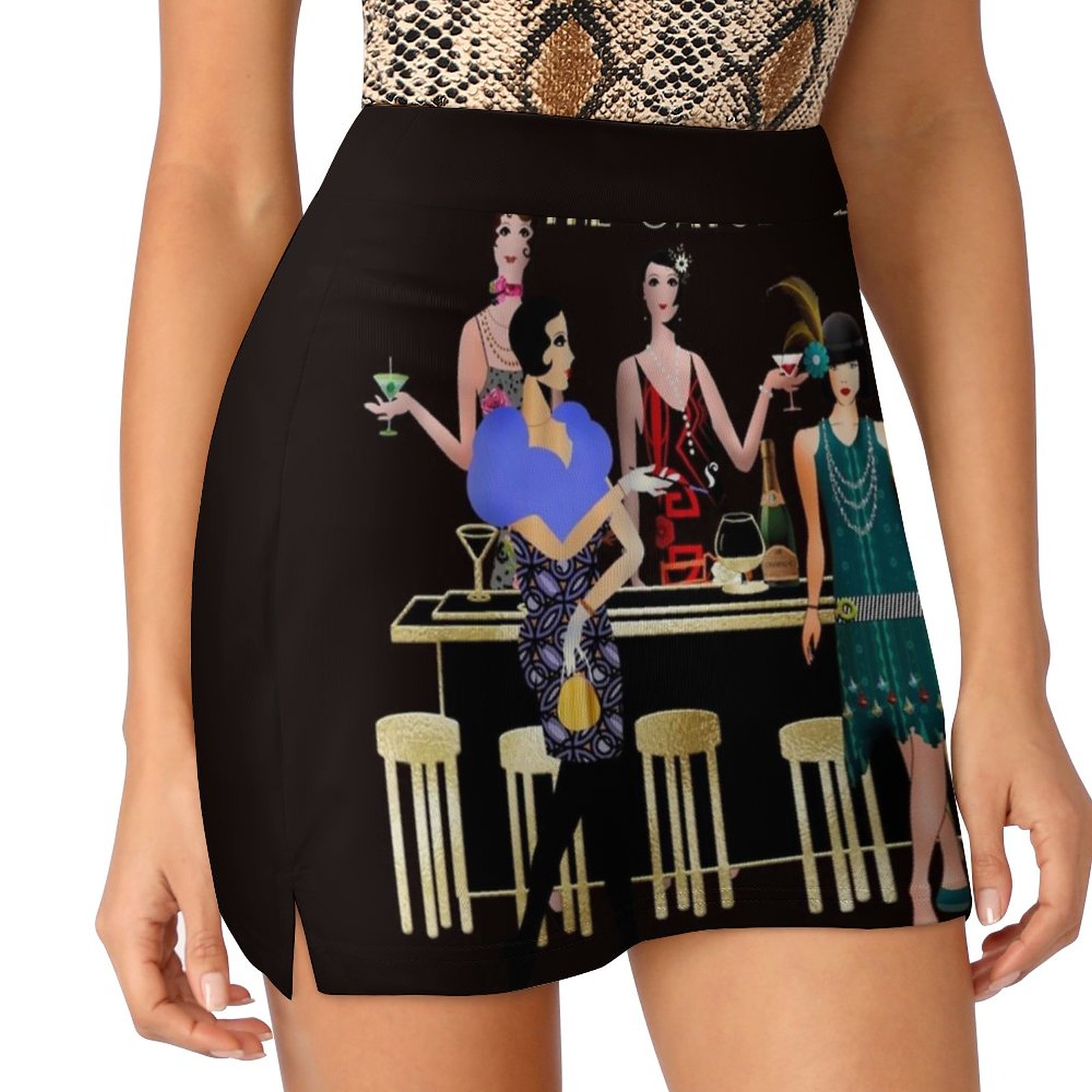 Women'S Fashion Roaring 20S - De Gatsby-tijdperk Rokken Damesmode 2022 Broekrok
