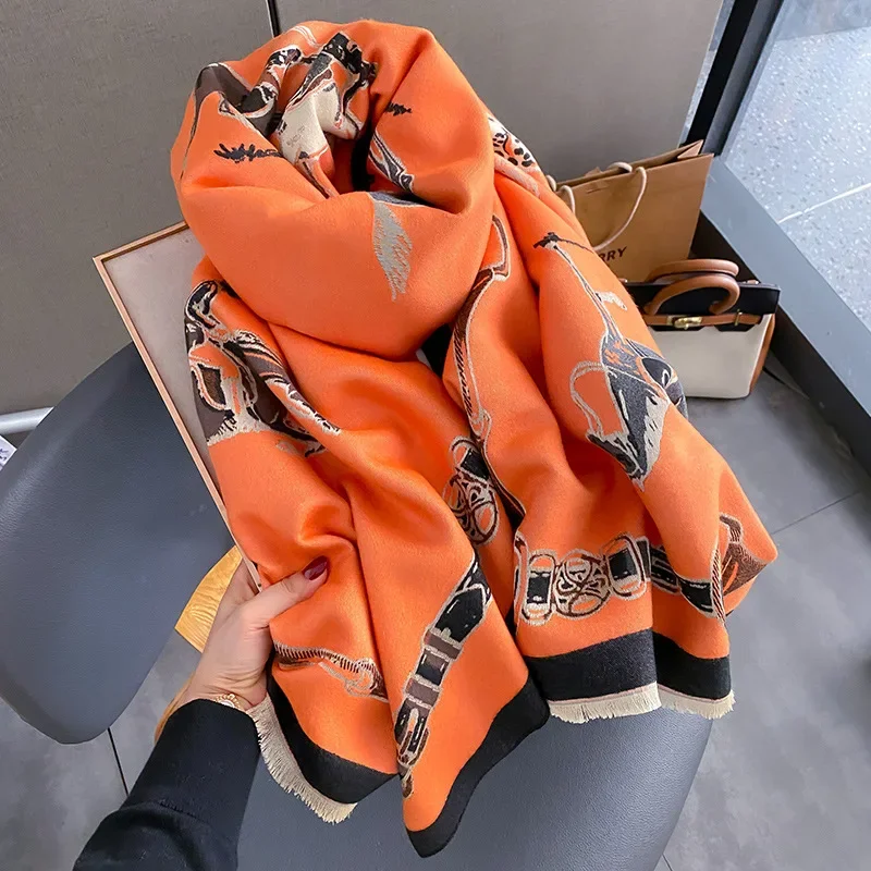 Women'S Fashion Poncho - 2024 Luxe Warme Pashmina Sjaal Vrouwen