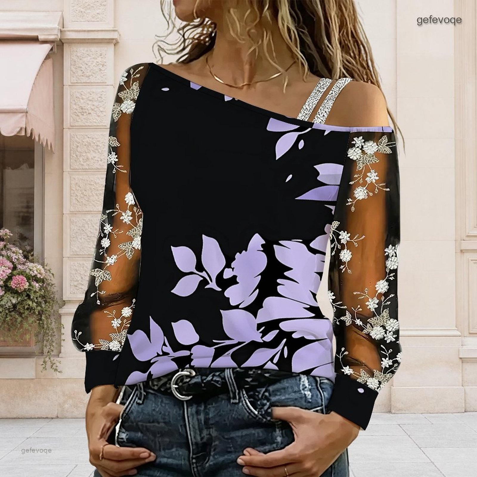 Dames off-shoulder blouse, asy - Off Shoulder Top recensie en prijs