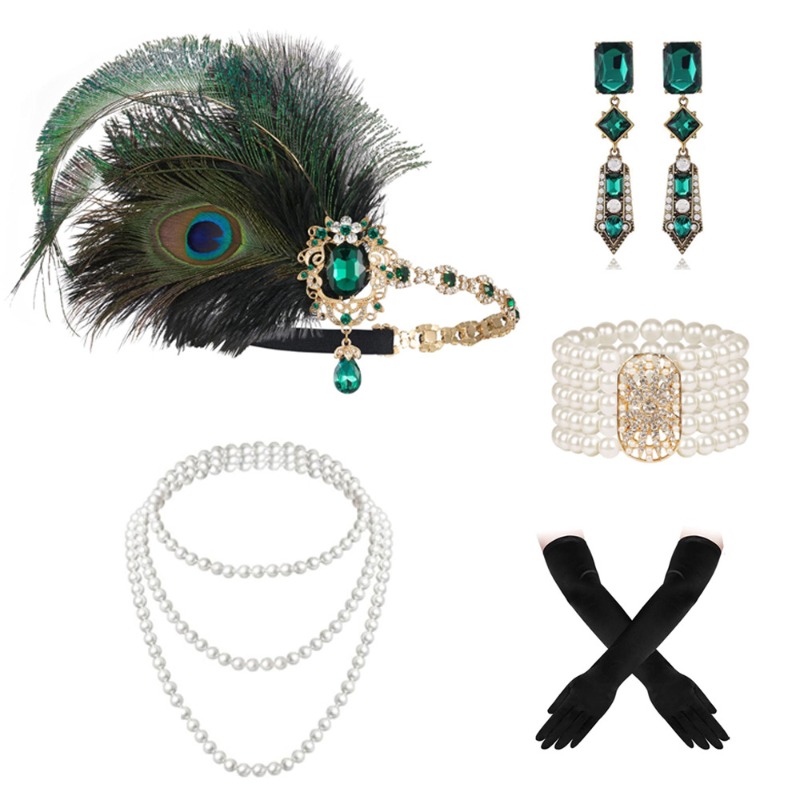 Flapper Accessoires Set Jaren  - Women'S Fashion Roaring 20S recensie en prijs