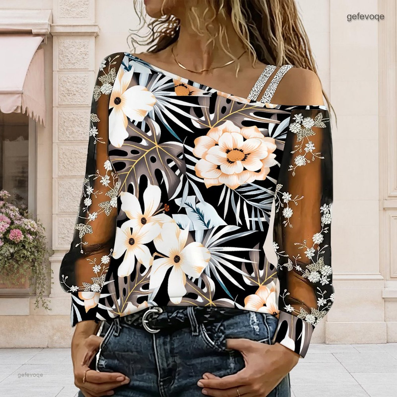 Dames off-shoulder blouse, asy - Off Shoulder Top recensie en prijs