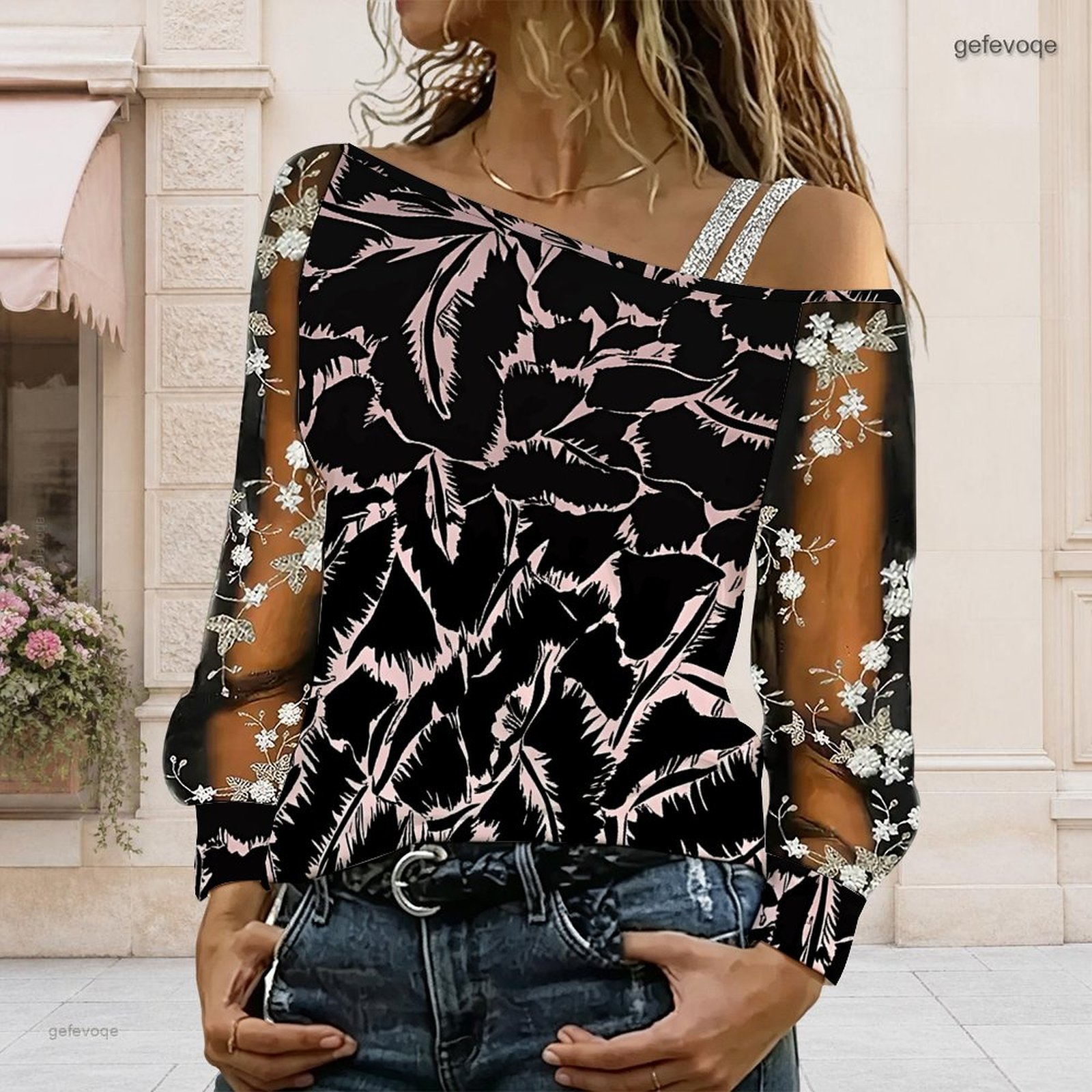 Dames off-shoulder blouse, asy - Off Shoulder Top recensie en prijs