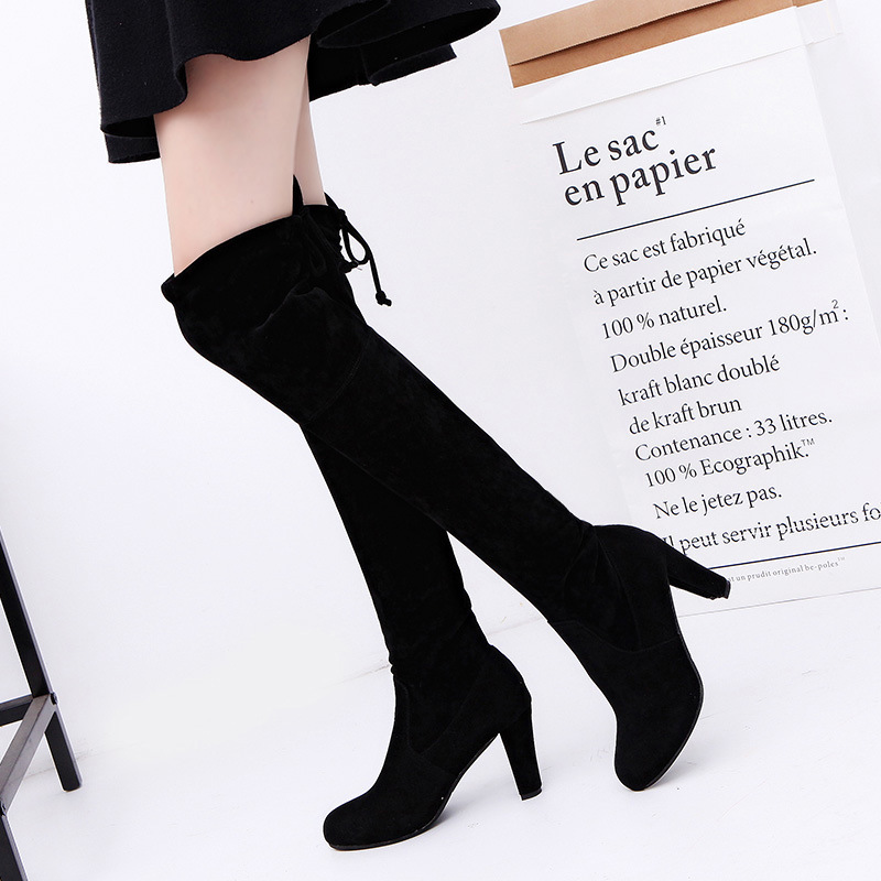Dameslaarzen Stretchstof Over  - Women'S Fashion Socks recensie en prijs