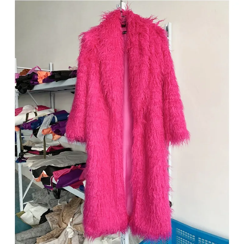 Vrouwen namaakbont lange jas t - Women Fashion Over 50 recensie en prijs