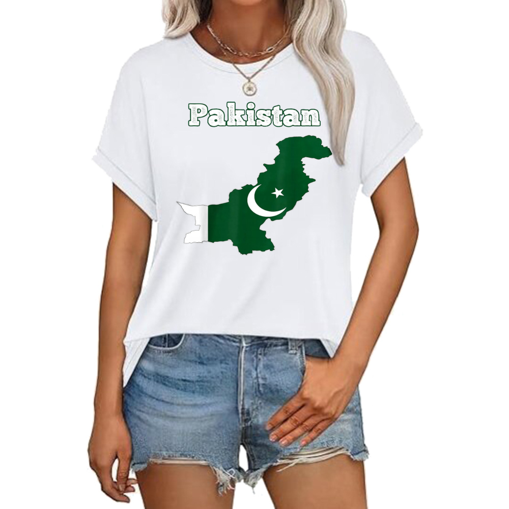 Pakistan Vlag 14 Augustus T-sh - Women Fashion Pakistan recensie en prijs