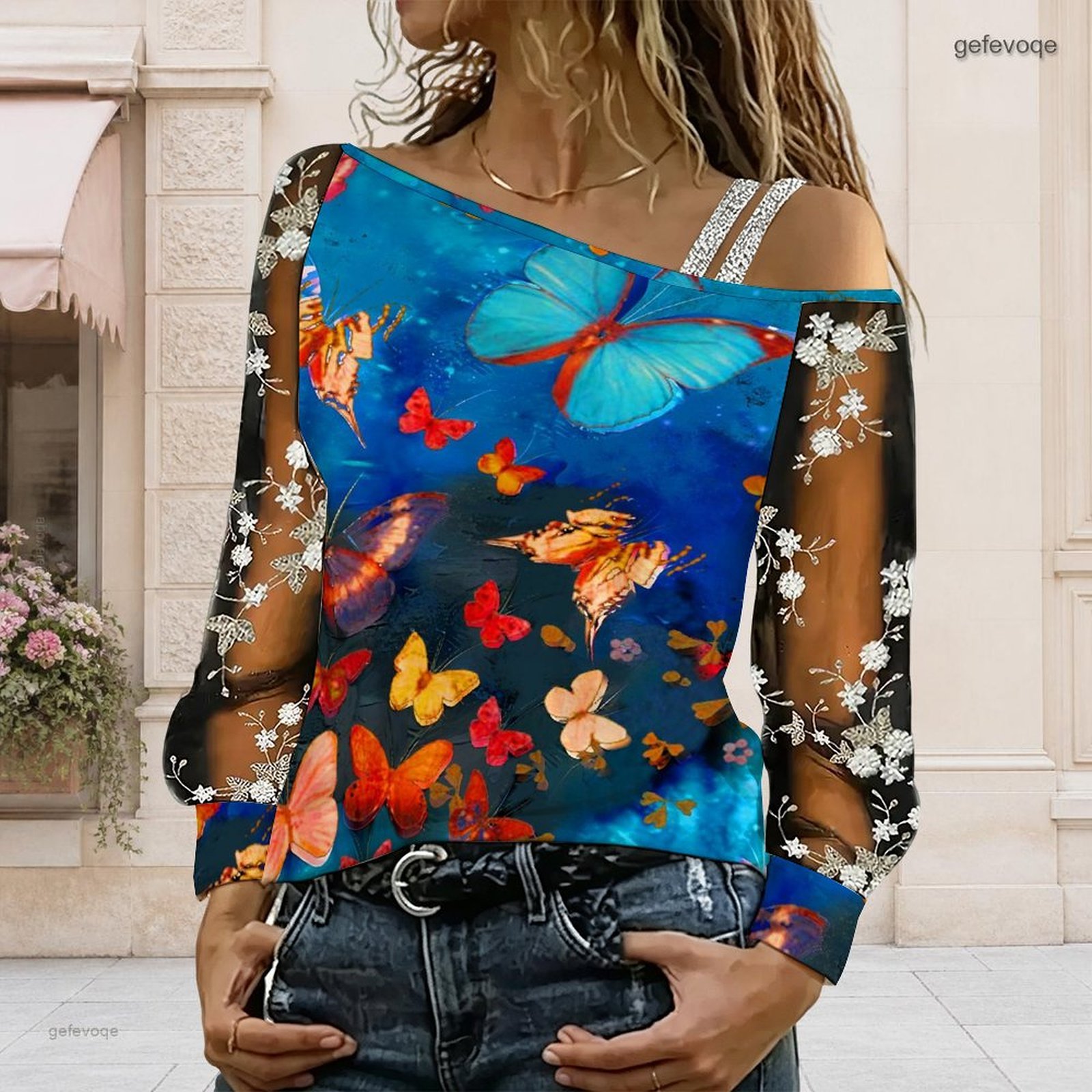Dames off-shoulder blouse, asy - Off Shoulder Top recensie en prijs