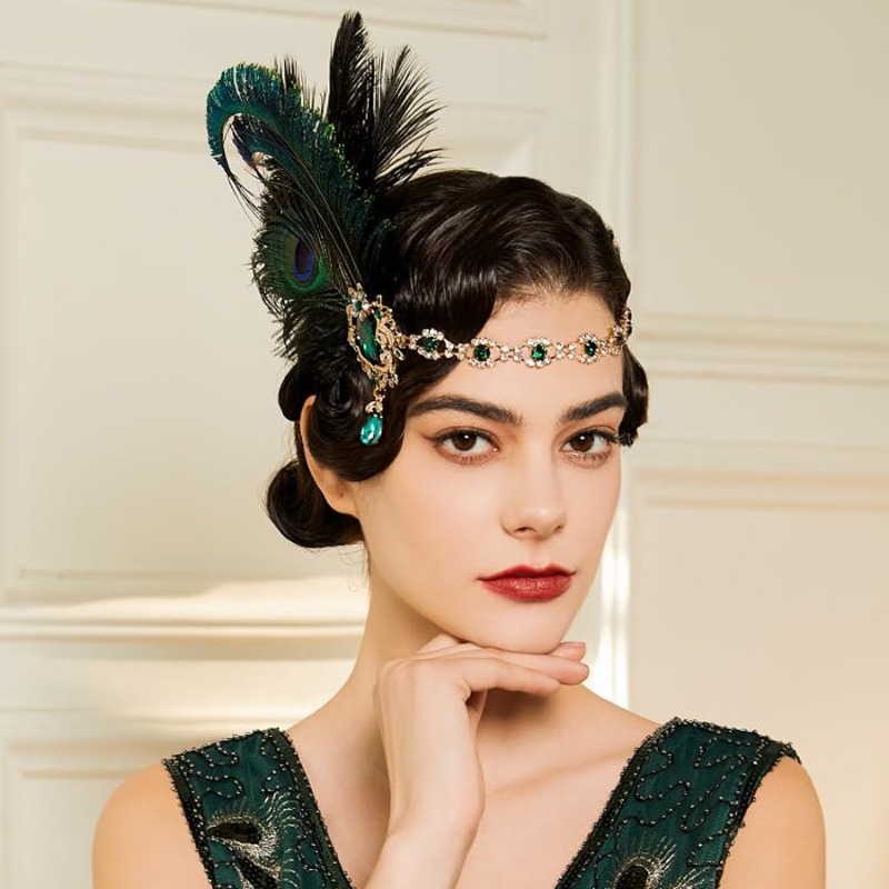 Jaren '20 Flapper Pauwenveer H - Women'S Fashion Roaring 20S recensie en prijs