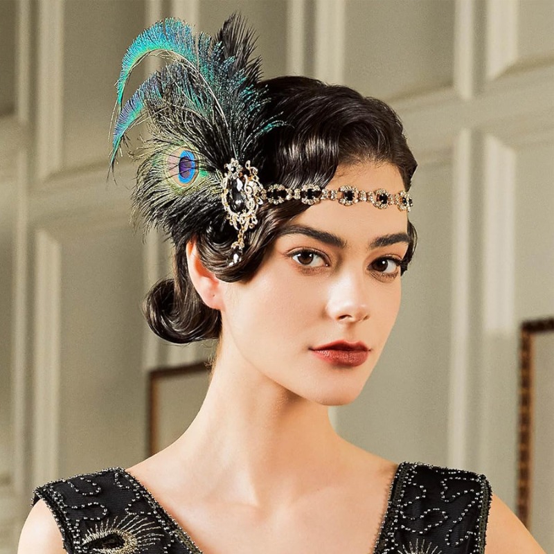 Jaren '20 Flapper Pauwenveer H - Women'S Fashion Roaring 20S recensie en prijs