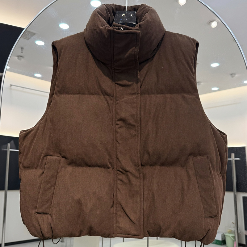 Dames Puffer Vest met Staande  - Puffer Vest Fashion Women recensie en prijs