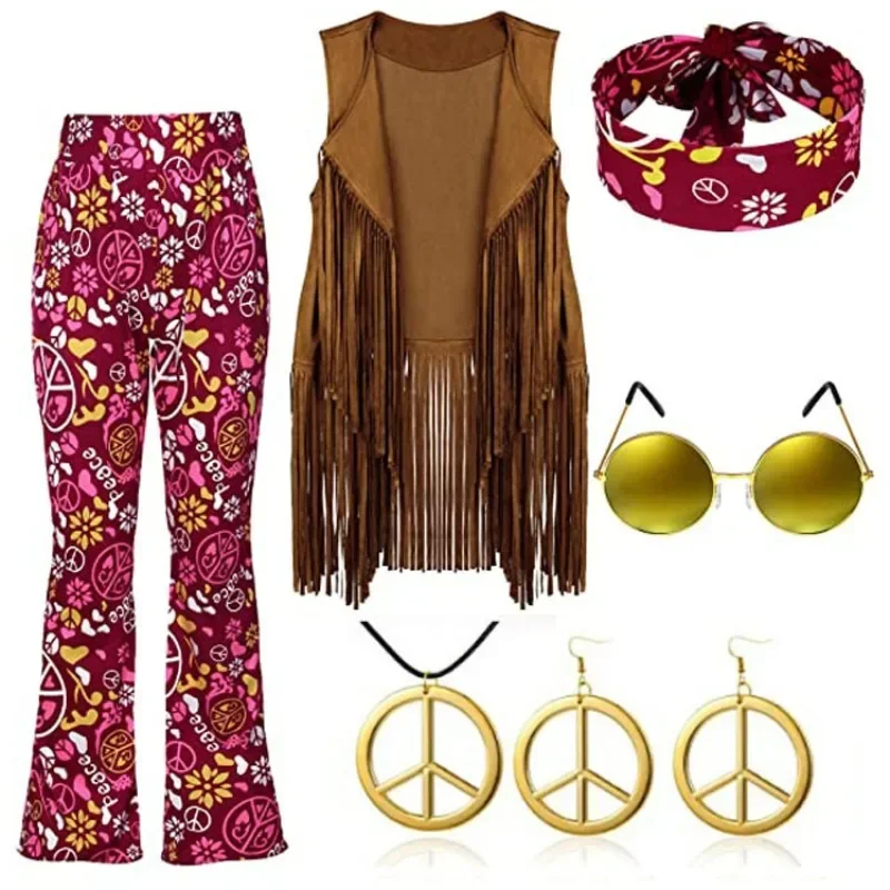 Hippie Disco 60s 70s Volwassen - Women'S Fashion From The 70S recensie en prijs