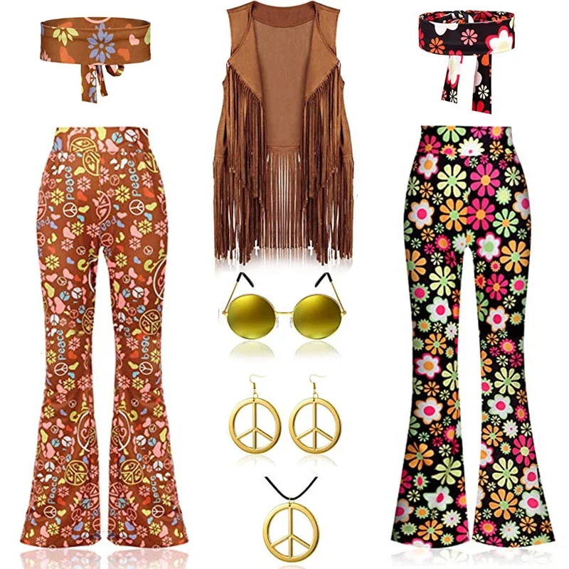 Hippie Disco 60s 70s Volwassen - Women'S Fashion From The 70S recensie en prijs