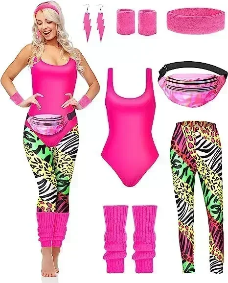 7 stuks jaren '80 Fancy Workou - Women'S Fashion From The 80S recensie en prijs