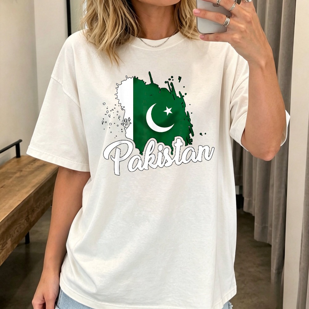 T-shirt met grafische print va - Women Fashion Pakistan recensie en prijs
