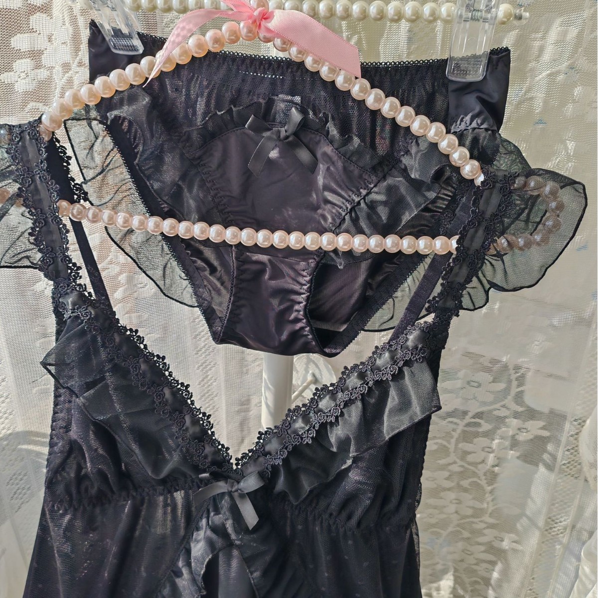 Vrouwen Zwart Ijs Zijde Nachtj - Spaghetti Strap Dress recensie en prijs