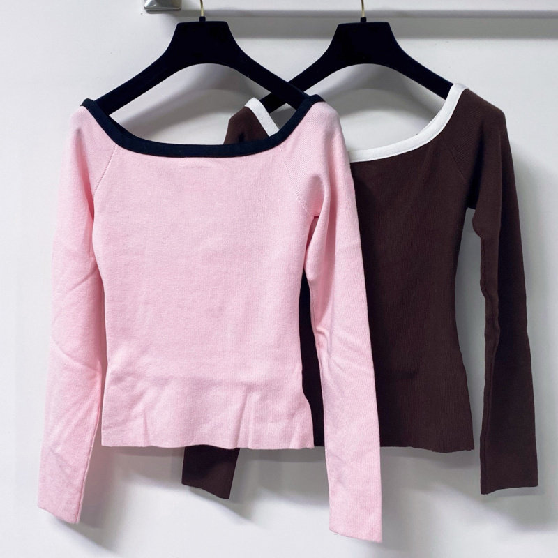 Gekleurd, contrasterend ontwer - Off Shoulder Top recensie en prijs
