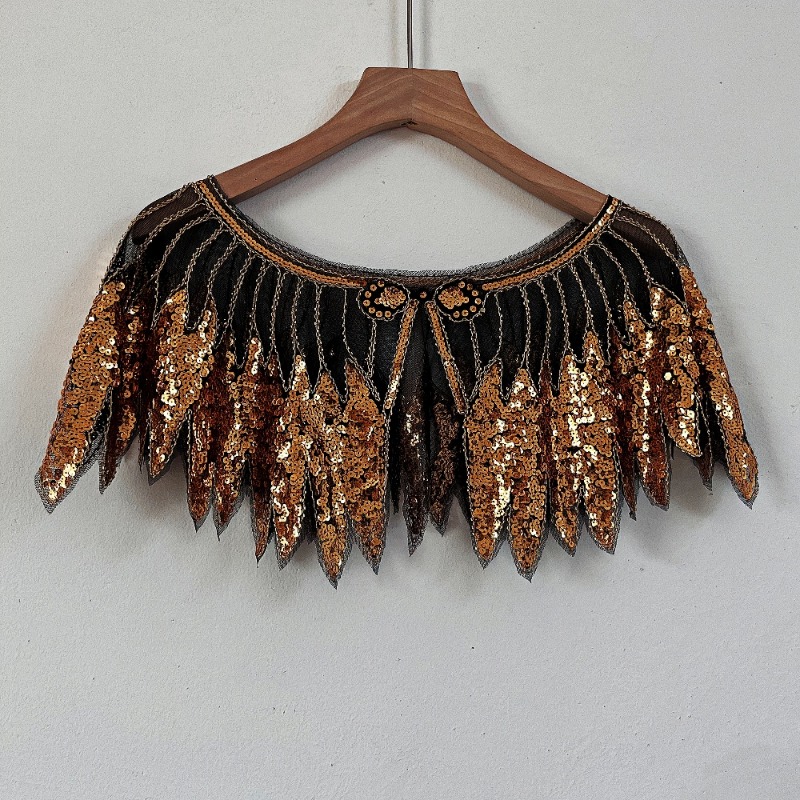 Dames Pailletten Blad Kant Fla - Women'S Fashion Poncho recensie en prijs
