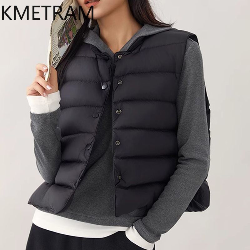 Kmetram Wit Ganzendons Vest Mo - Puffer Vest Fashion Women recensie en prijs