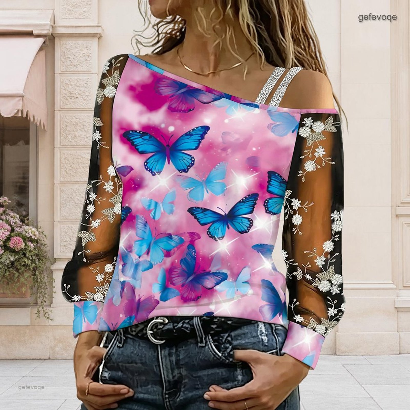 Dames off-shoulder blouse, asy - Off Shoulder Top recensie en prijs