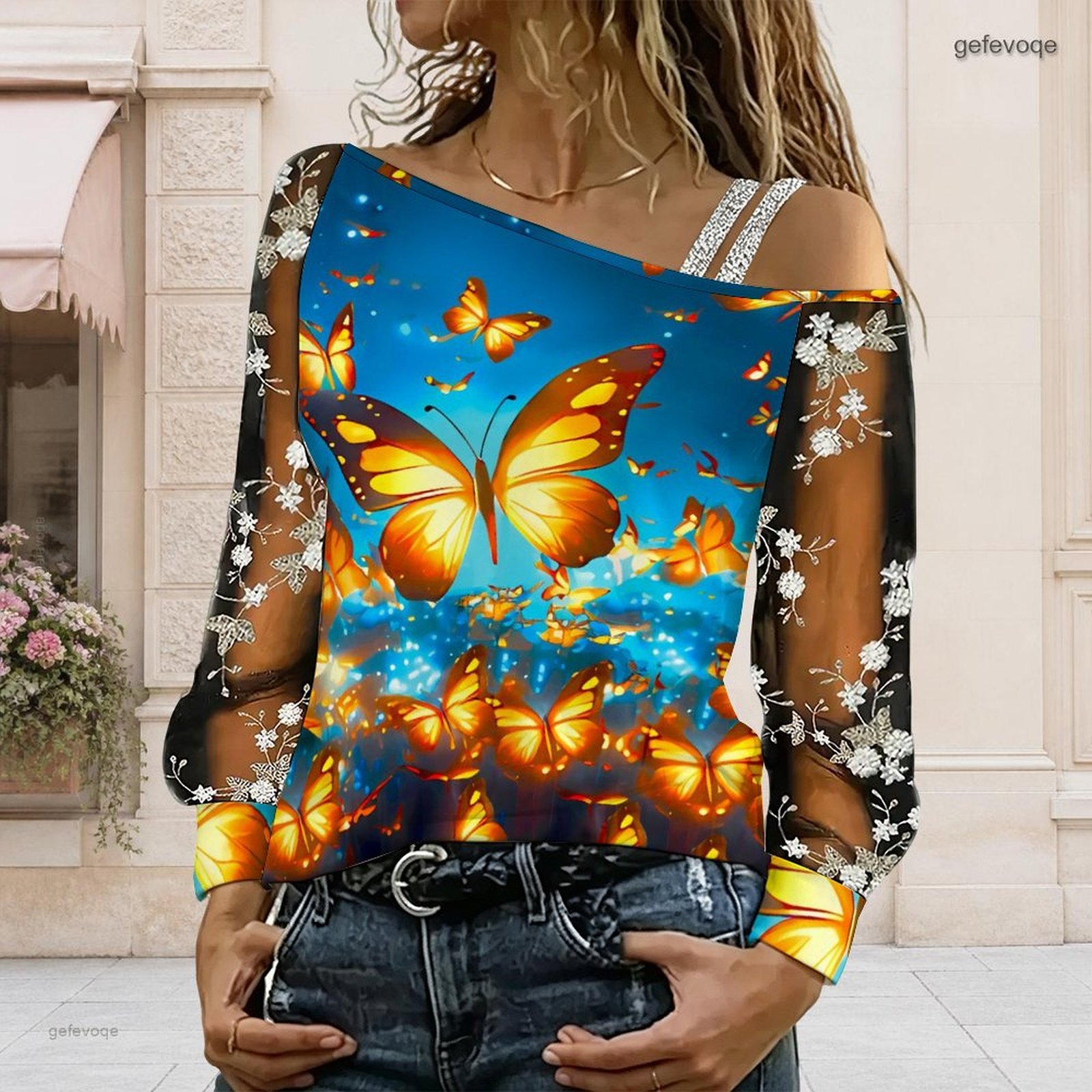 Dames off-shoulder blouse, asy - Off Shoulder Top recensie en prijs