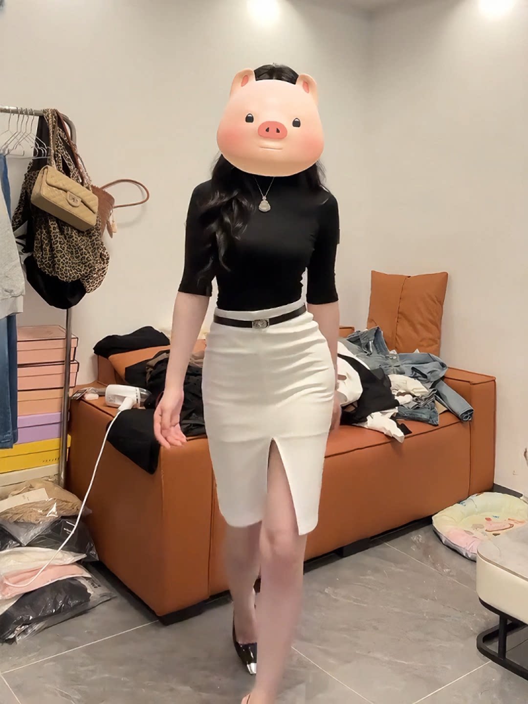 Elegante, asymmetrische rok me - Women'S Fashion Business Casual recensie en prijs