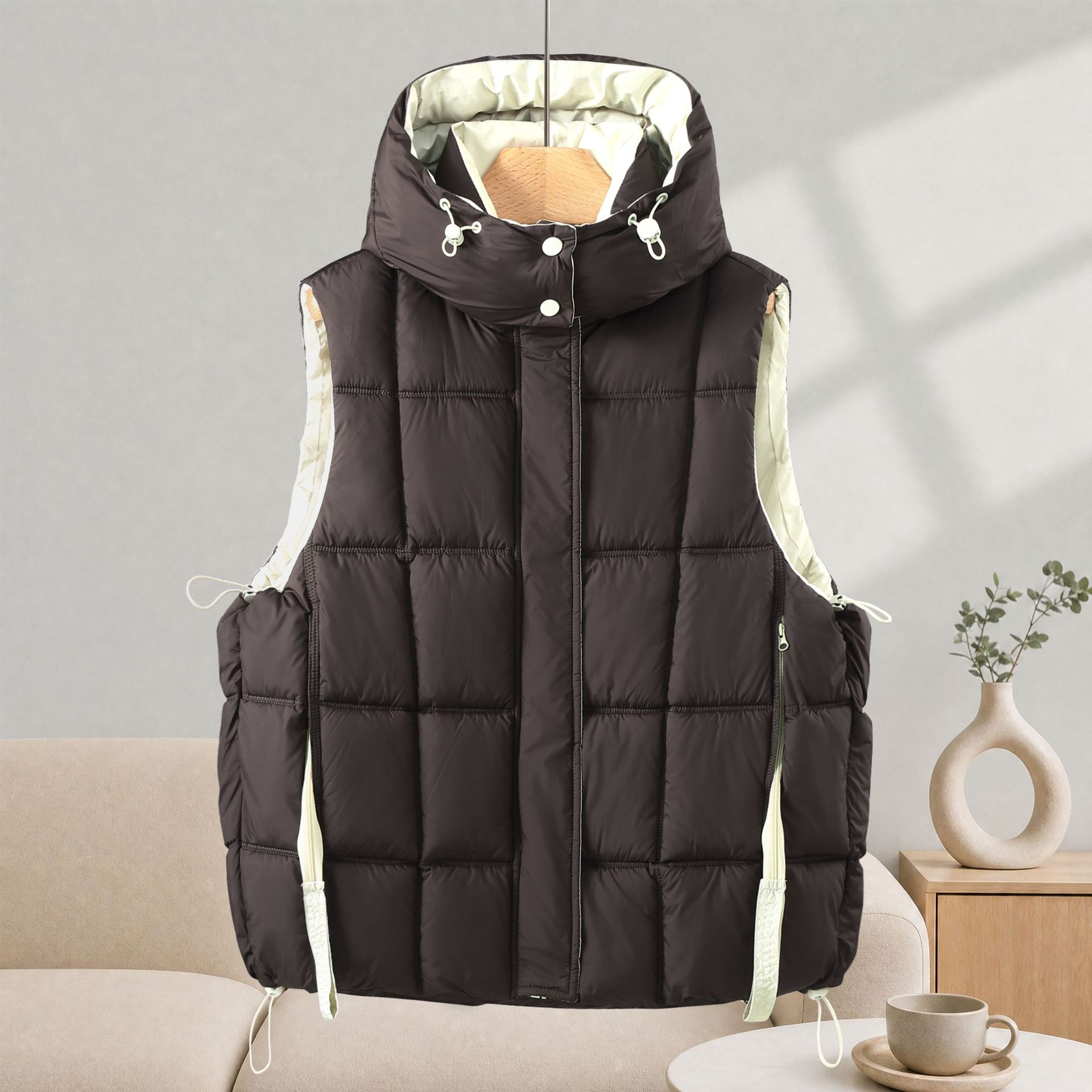 Koreaanse dames korte dons kat - Puffer Vest Fashion Women recensie en prijs