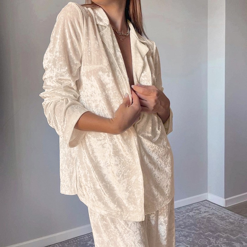 Lounge Pyjama Nachtkleding Flu - Velvet Blazer Women recensie en prijs