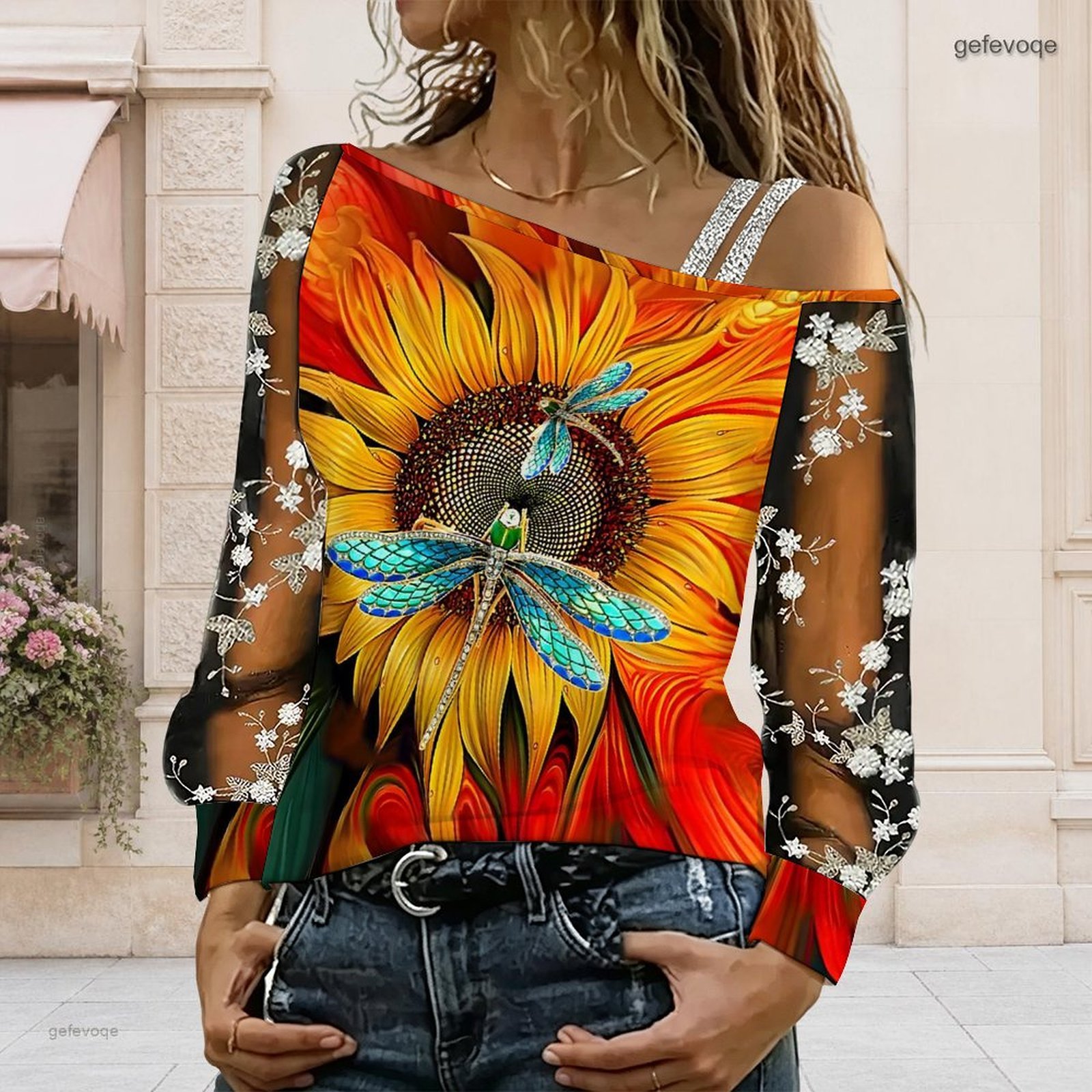 Dames off-shoulder blouse, asy - Off Shoulder Top recensie en prijs