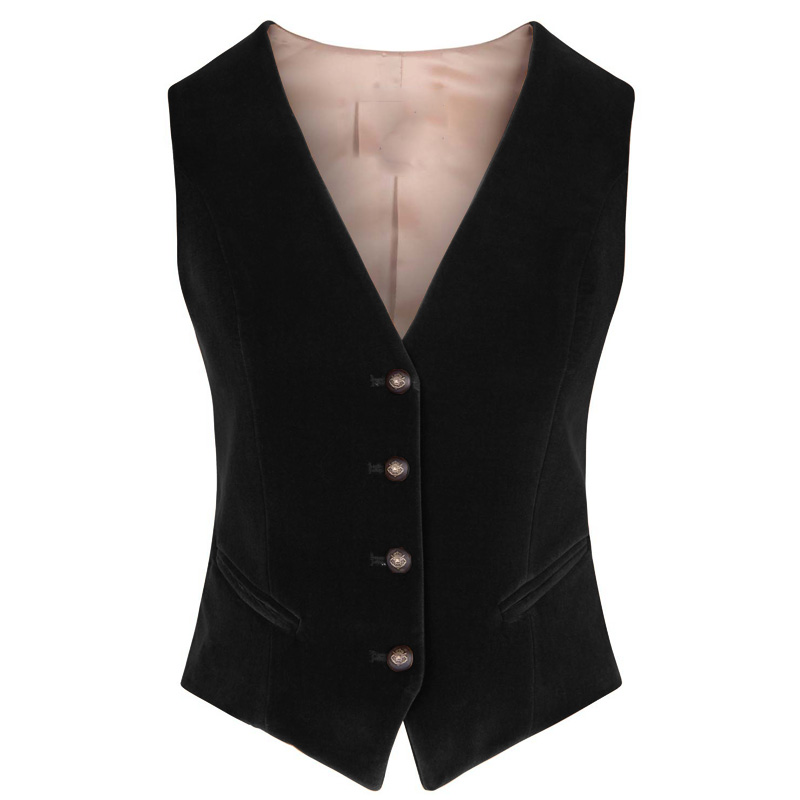 Dames fluwelen vest V-hals 4 k - Velvet Blazer Women recensie en prijs