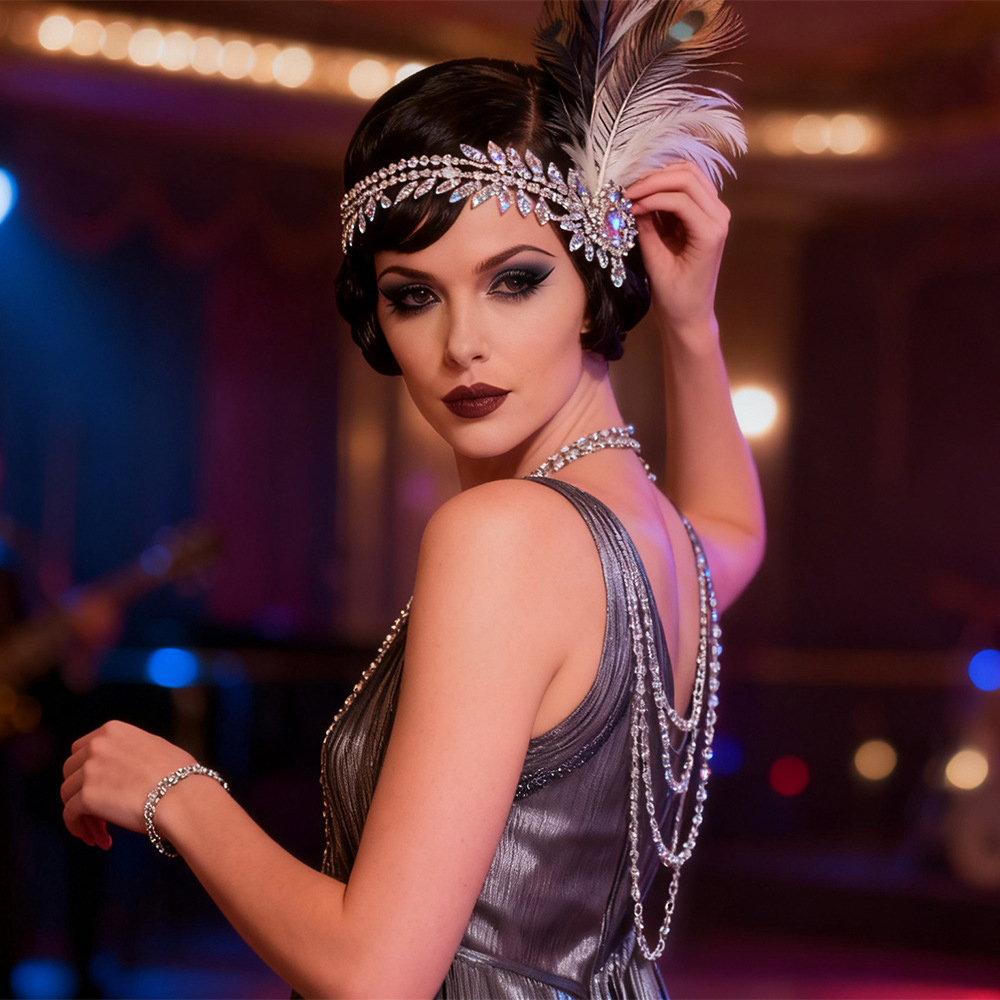 Jaren '20 Great Gatsby Feather - Women'S Fashion Roaring 20S recensie en prijs