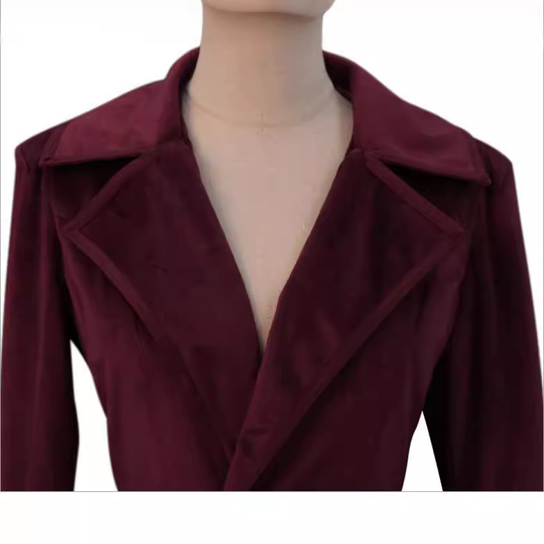 Dames 19e-eeuwse elegante tren - Velvet Blazer Women recensie en prijs